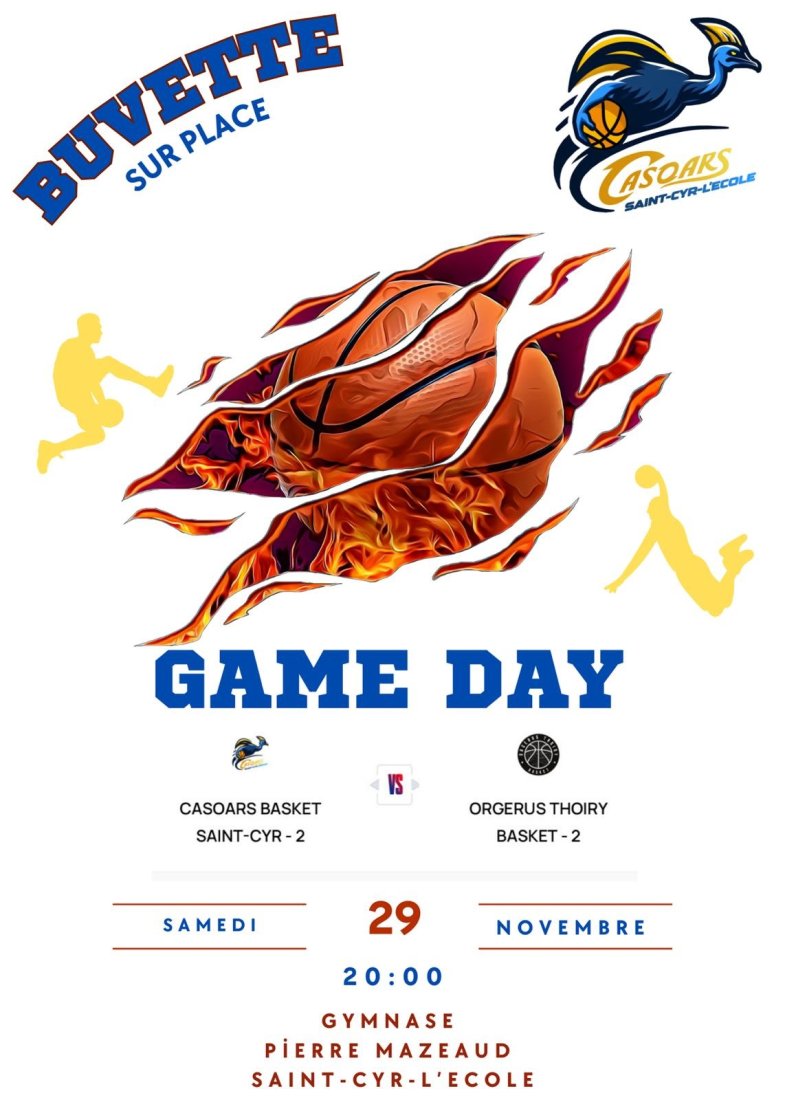 EVENEMENT : Match seniors DM3 - Samedi 29 Novembre - Buvette sur place